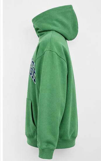 Unisex Edinburgh Pullover Varsity Print Cotton Fleece Hoodie