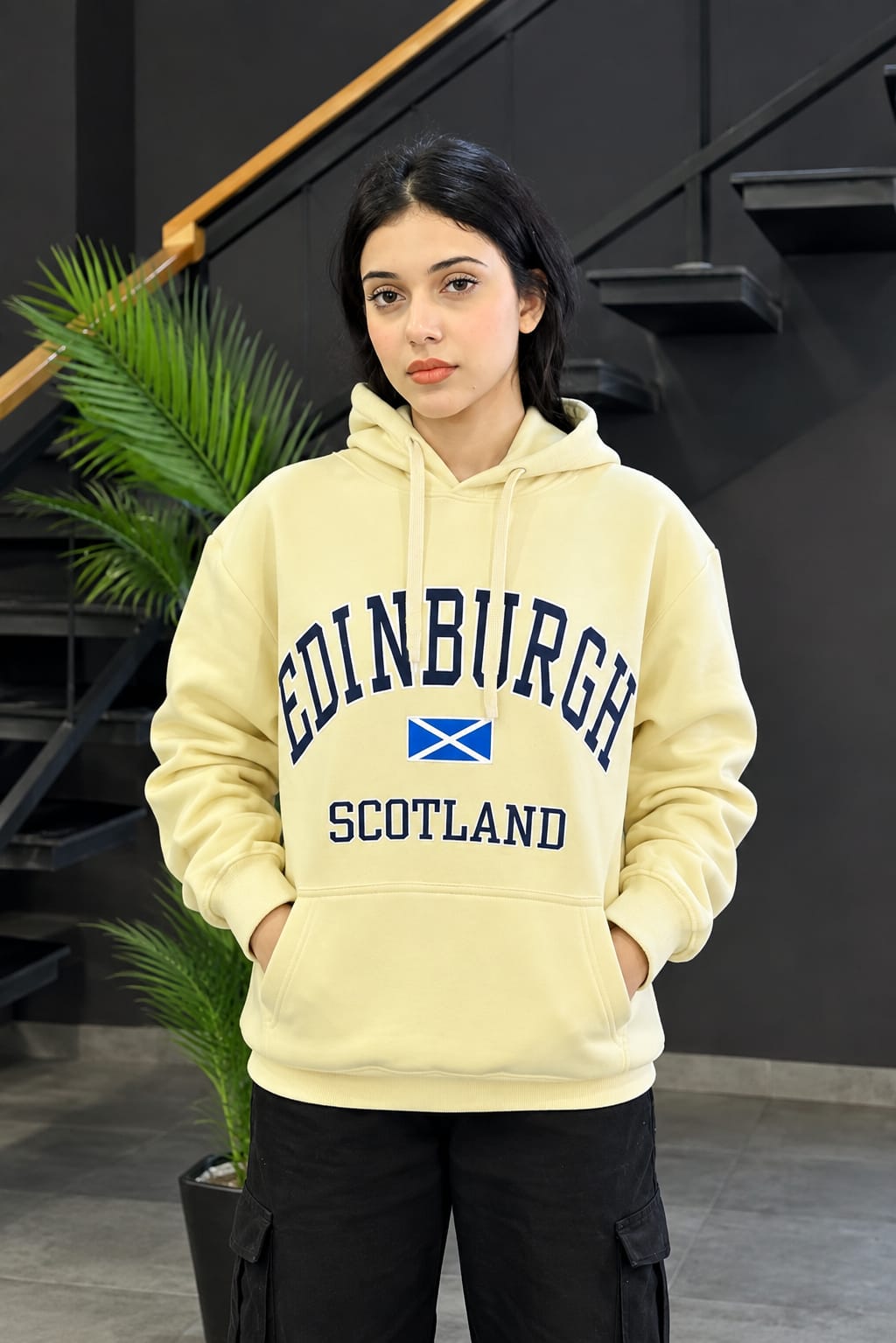 Unisex Lemon Edinburgh Scotland Pullover Hoodie