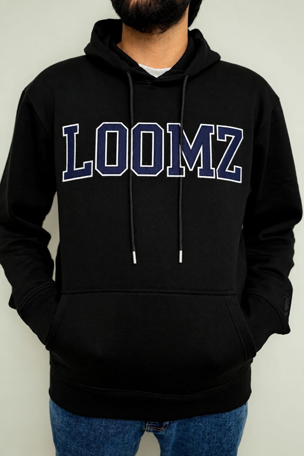 Unisex Black LOOMZ Pullover Hoodie